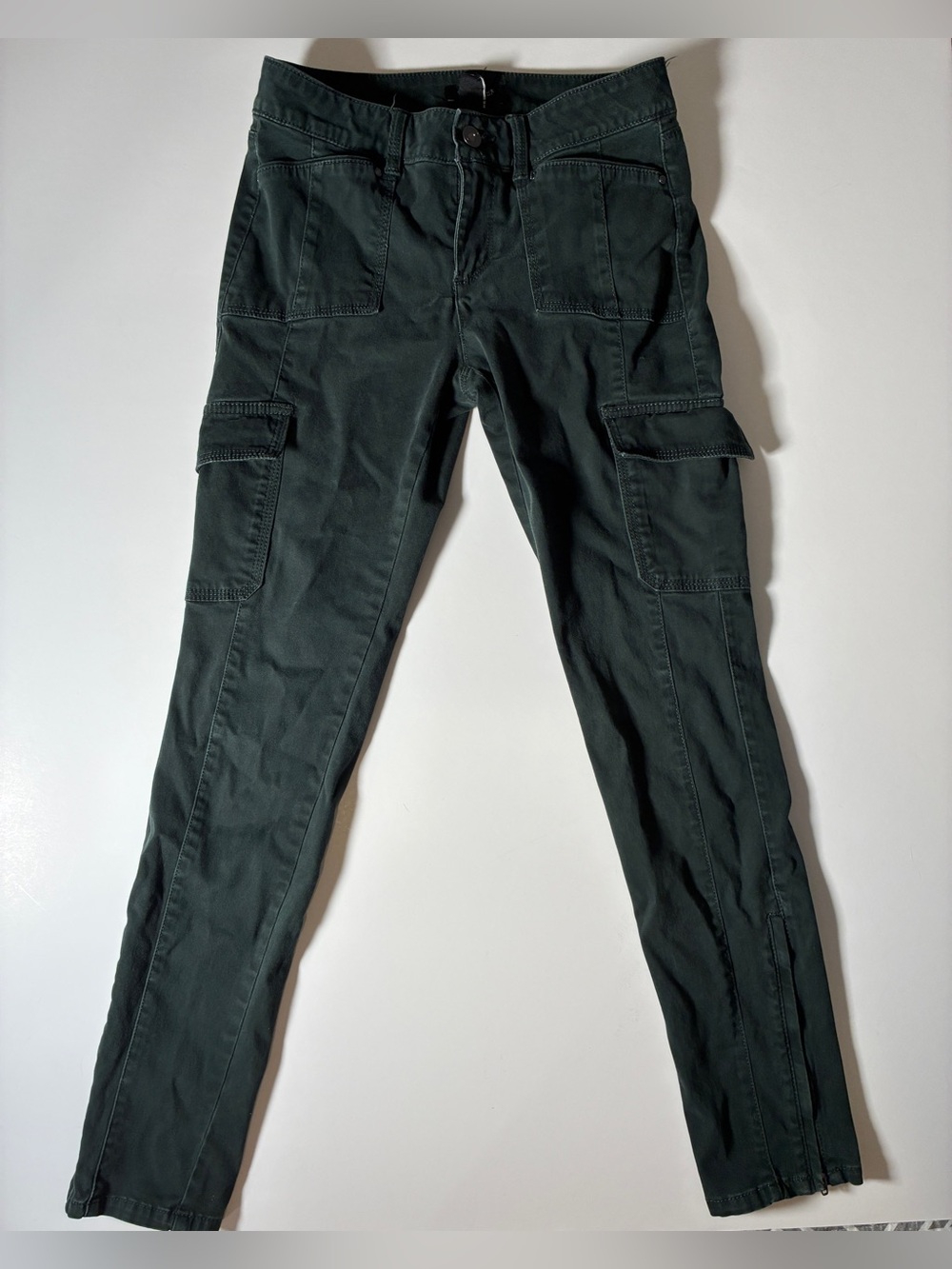 White House Black Market Saint Honore Spruce Cargo Skinny Jeans